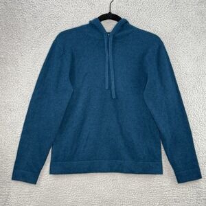 Naadam Cashmere Hoodie Size‎ XS Green Mens Pullover Classic Fit Hooded Soft